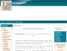 Tablet Screenshot of glossae.net